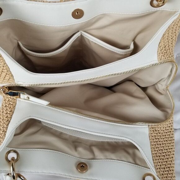 I.N.C Trippii Medium Straw Tote Bag INC Exclusive Macys International Concepts - Picture 6 of 9